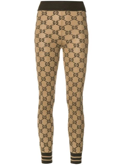 gucci gg supreme leggings brown|Gucci GG Supreme leggings in Brown .